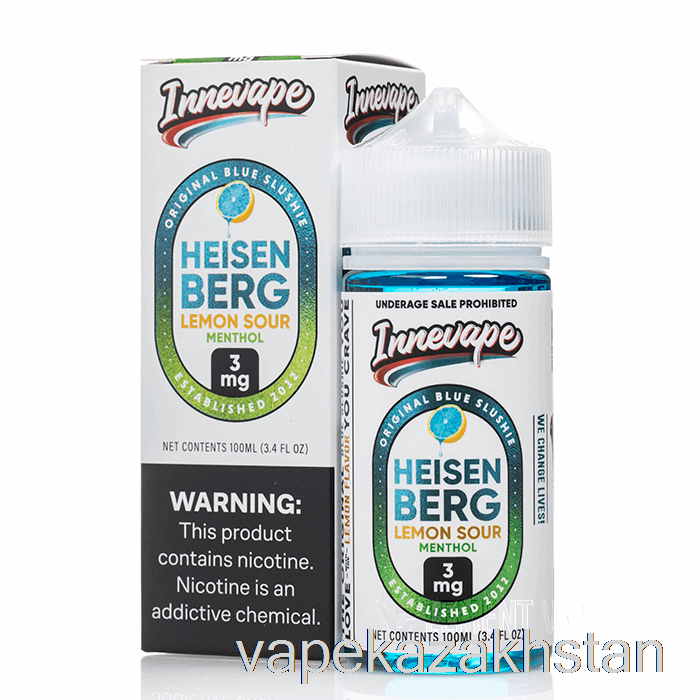 Vape Smoke Heisenberg Lemon Sour Menthol - Innevape - 100mL 6mg